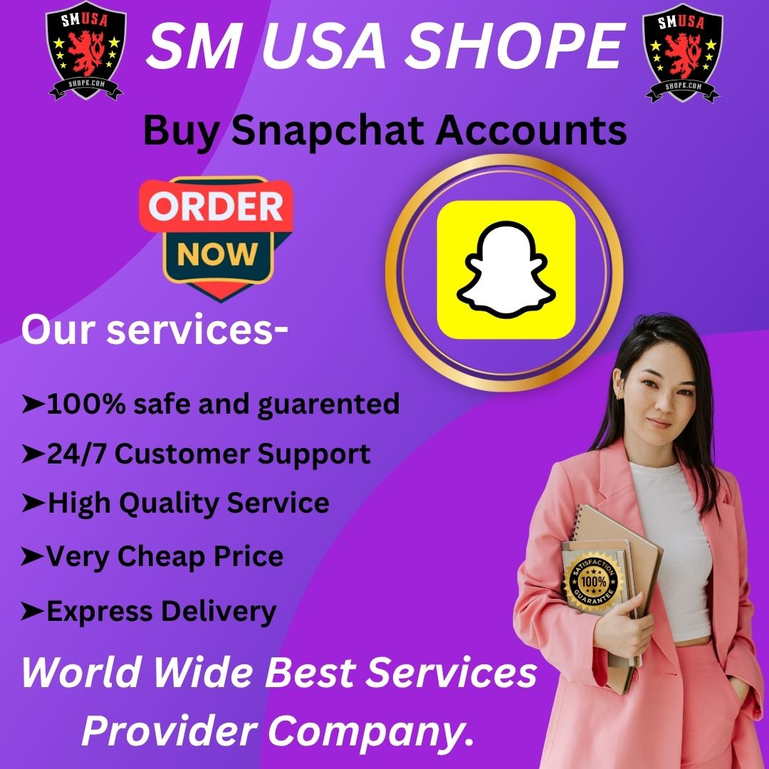 Buy Snapchat Accounts - 100% Real (Aged & PVA)