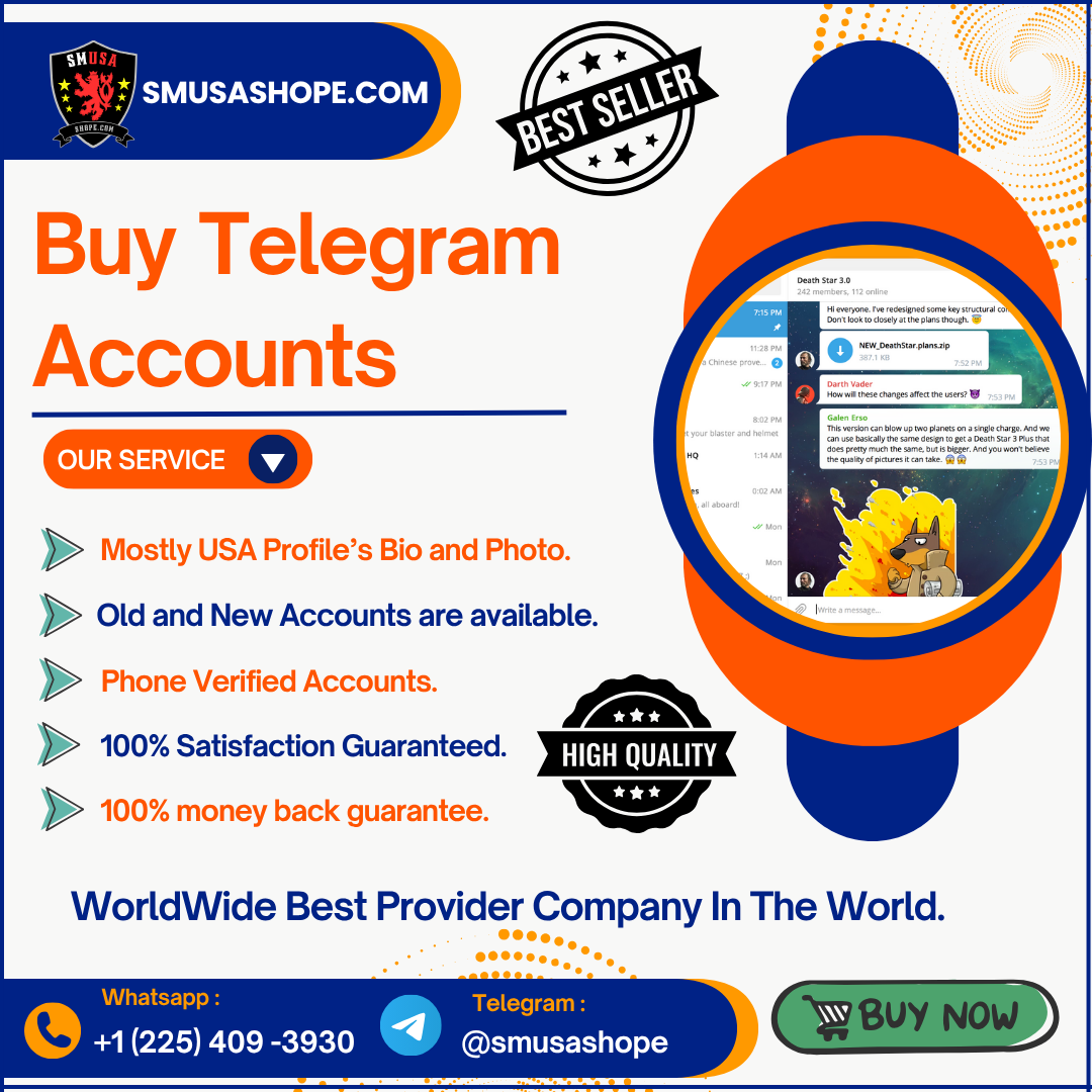 Buy Telegram Accounts - Safe, Secure & (Instant Delivery)