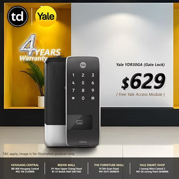 Digital Door Locks in Singapore | Buyer’s Guide & Yale Picks