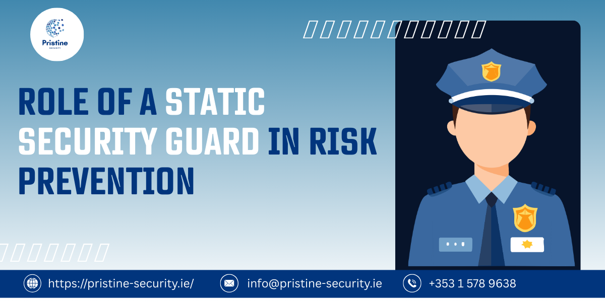 Role of a Static Security Guard in Risk Prevention – Pristine Security Services Ireland