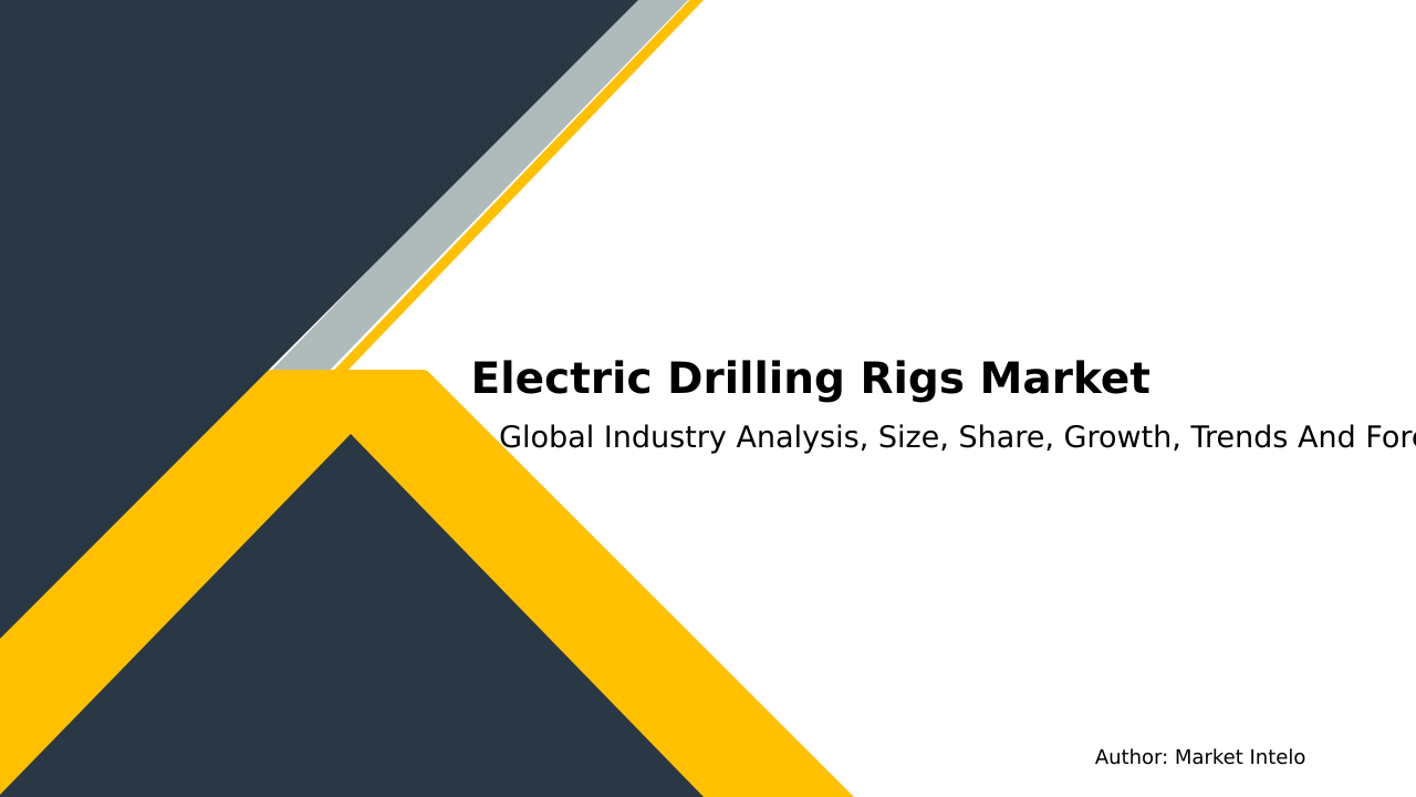Electric Drilling Rigs Market Research Report 2033