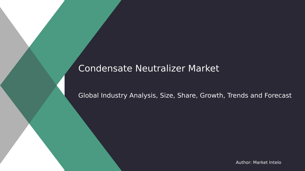 Condensate Neutralizer Market Research Report 2033
