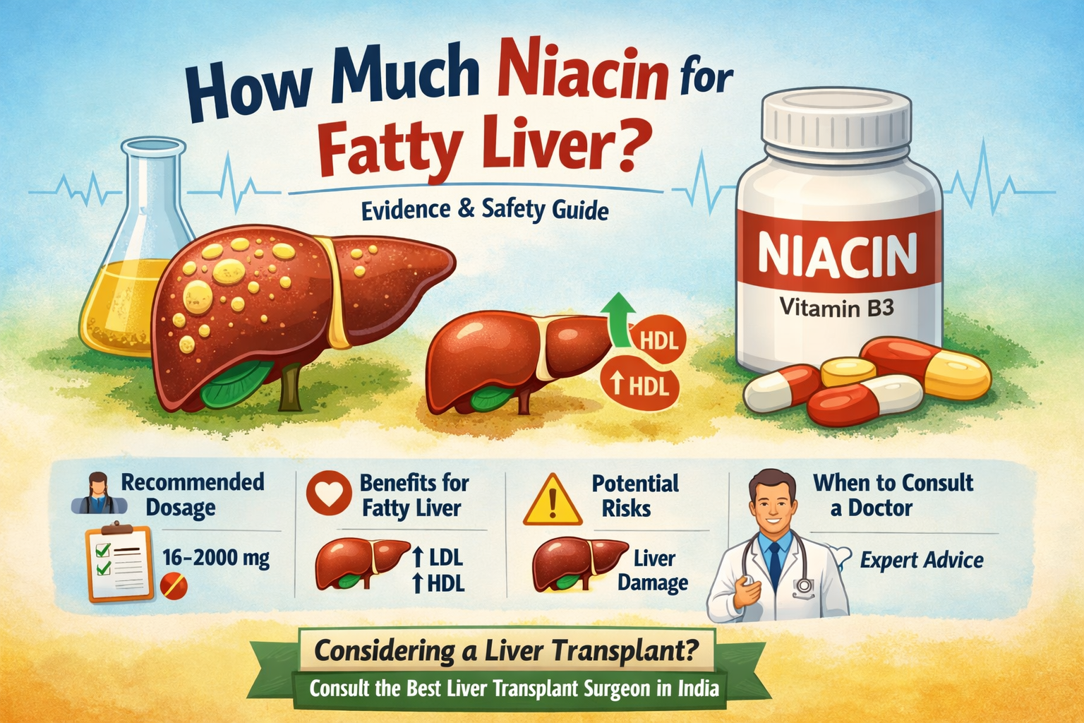 Niacin for Fatty Liver: Dosage, Benefits & Safety | DreeX