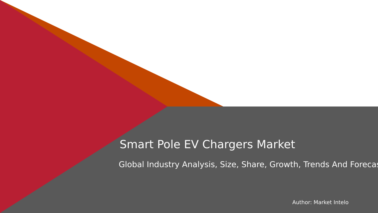Smart Pole EV Chargers Market Research Report 2033