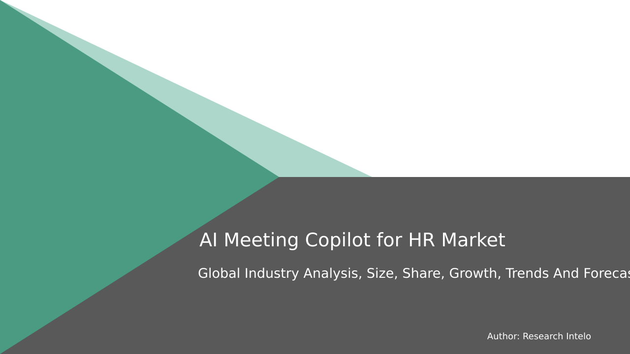 AI Meeting Copilot for HR Market Research Report 2033