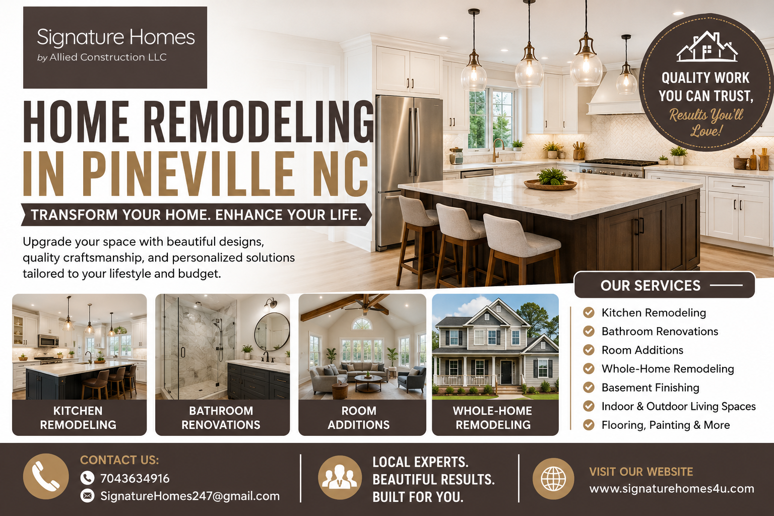 Trusted General Contractors for Quality Home Renovations in pineville nc - Local Home Services