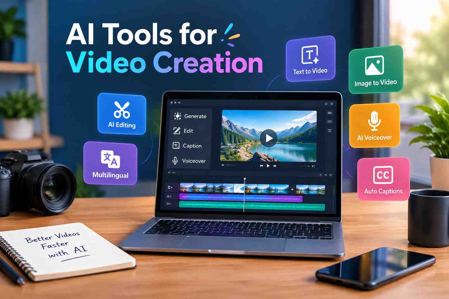 10 Powerful AI Tools for Video Creation in 2026 (Tested)
